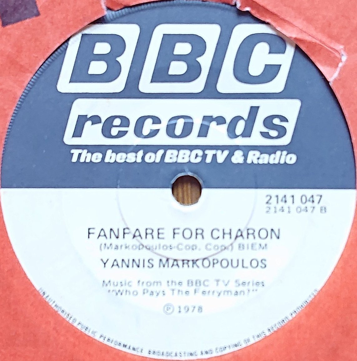 2141 047 Who pays the ferryman? Yannis Markopoulos from the BBC records and Tapes library Label